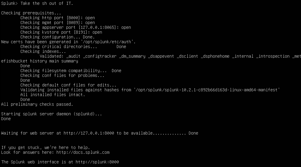 Splunk SIEM Detection Lab screenshot